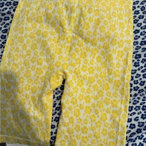Forever 21 Yellow Floral Pants